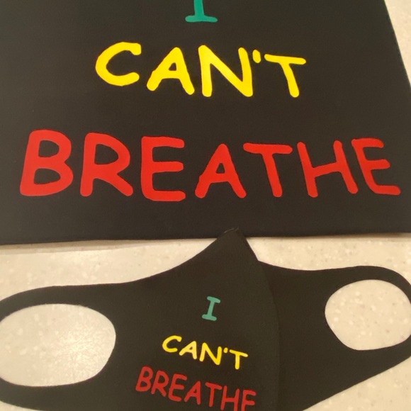 Set of tee and mask “ I can’t breathe “ - Picture 4 of 4